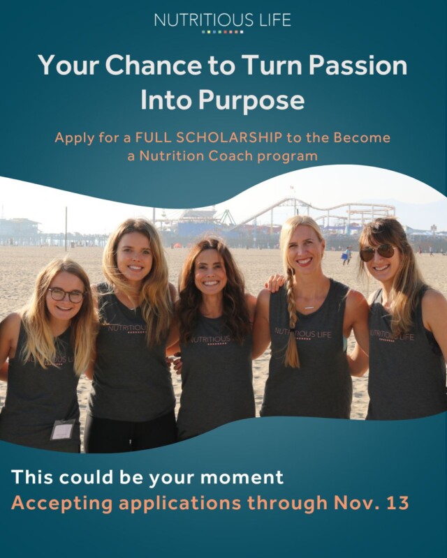 You’ve been thinking about it… maybe even dreaming about it.
What if you could finally make it happen?

We’re giving away a full-ride scholarship to our Become a Nutrition Coach program! Your chance to turn passion into purpose and start building the career you’ve always wanted. ✨

Apply before Nov 13. 

Comment "Scholarship" for application!

#NutritiousLife #WellnessCoach #ScholarshipOpportunity